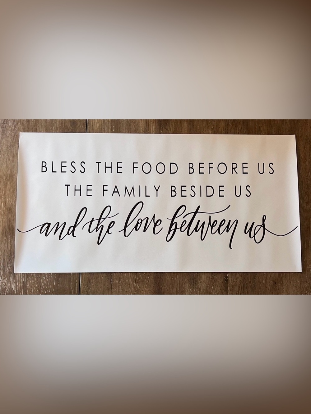 Unmounted, Rolled Canvas Wall Art - “Bless The Food Before Us…”